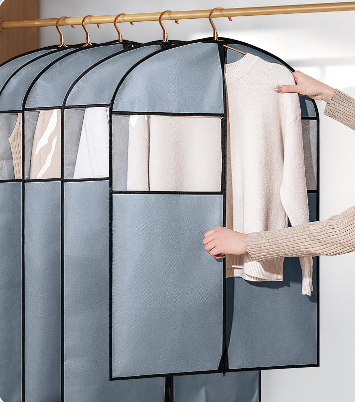 Navy garment cover